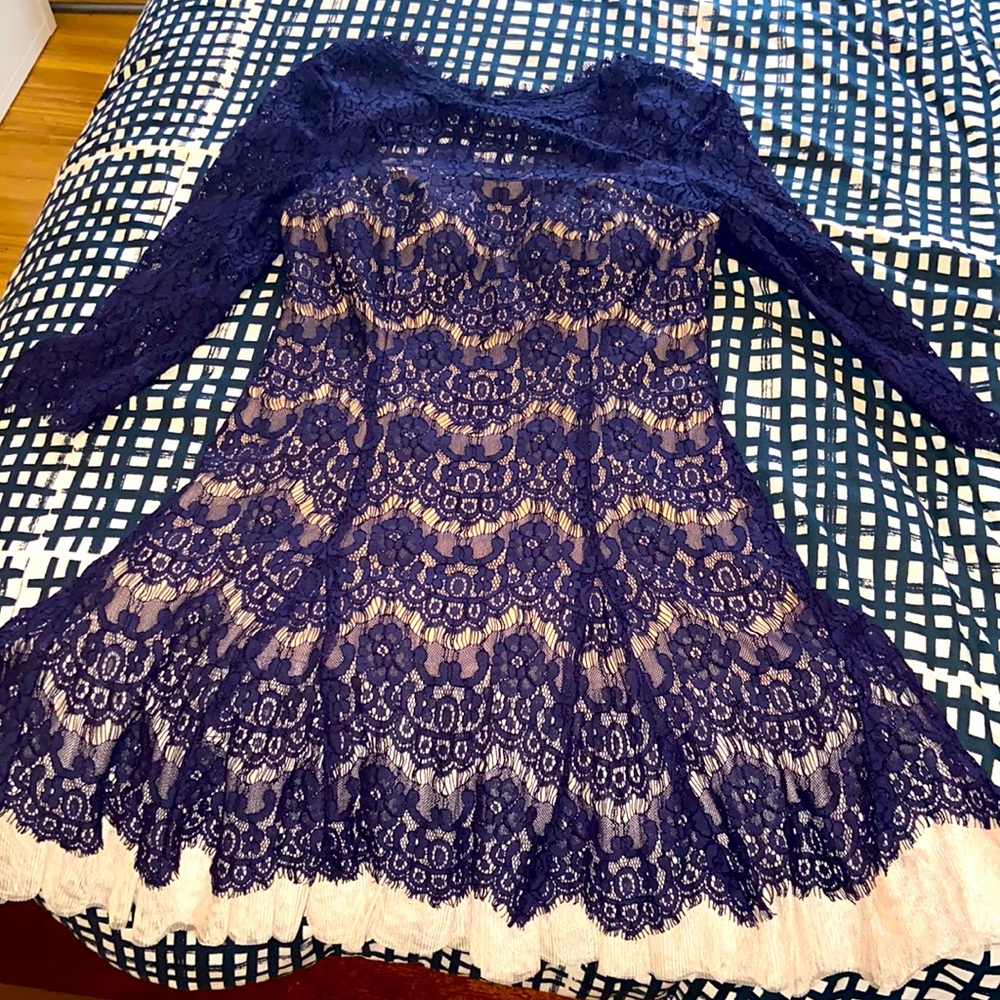 Blue navy dress